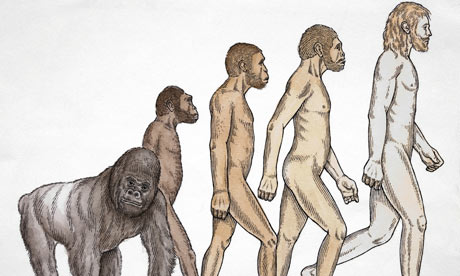 The ascent of man, from gorilla to Jesus