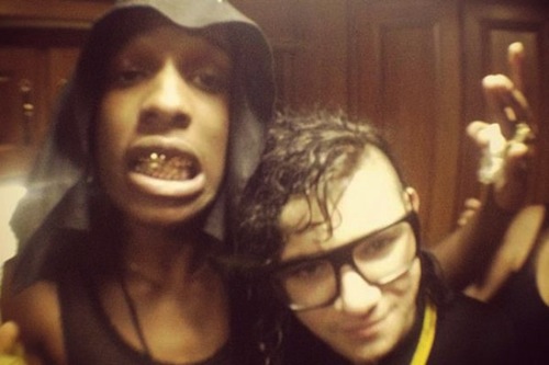 Notable party monsters A$AP Rocky and Skrillex