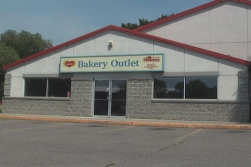 The now-empty Sweetheart Bakery, disputed site of a future soup kitchen