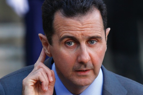 Bashar al-Assad, barely winning the race to be the biggest dick in Syria