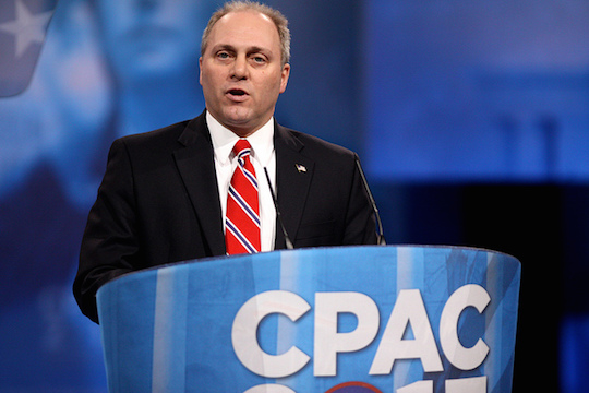 New House Majority Whip Steve Scalise (R–LA) speaks to a white, nationalist group, but not white nationlists