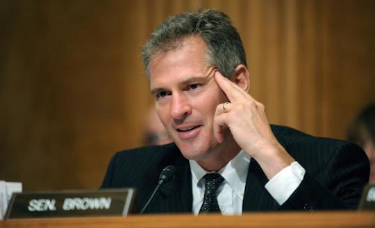 Former Mass. Sen. Scott Brown now works for Peabody Nixon in "business and government affairs."