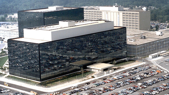 National Security Agency headquarters, which looks like freedom