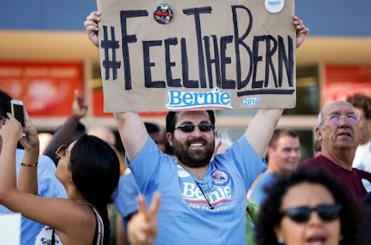 The beard says hipster. The Bernie says bro. What kind of other person is this?