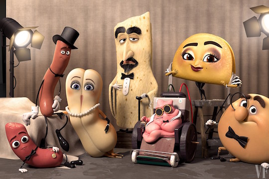 Selma Hayek plays a sexually ambiguous taco in Sausage Party.