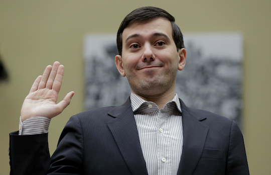 Former Turing Pharmaceuticals CEO and current fraud indictee Martin Shkreli