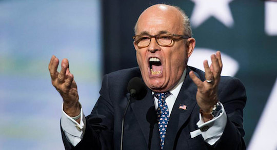 Former NYC mayor and possible Secretary of State Rudolph Giuliani